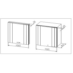 Helios Austausch-Ventilator ELS-VEZ 100 mit Deckel und 1 Filter