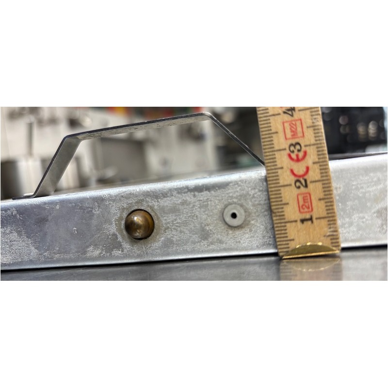 Metall-Fettfilter flach 500x200x25 für Gastro mit Schnäpper