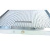 Metall-Fettfilter flach 500x200x25 für Gastro mit Schnäpper