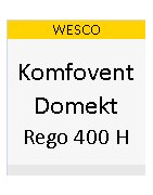 Komfovent Domekt Rego 400 H